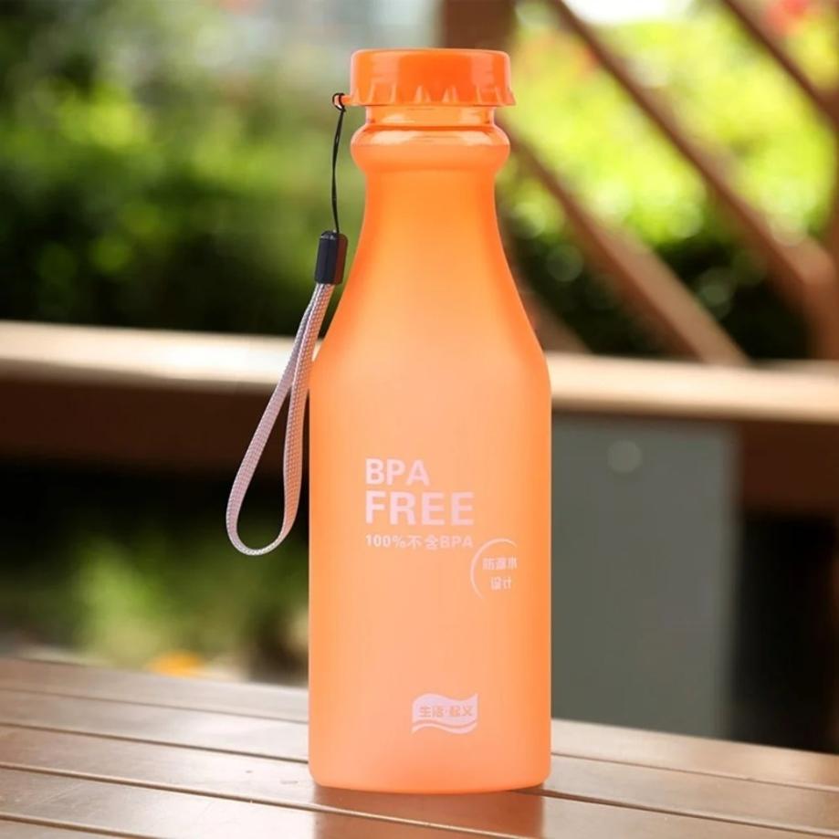 1 Pcs 550ML Unbreakable Outdoor Sports Travel Water Bottle Portable Leak-proof Cycling Camping Water Cup