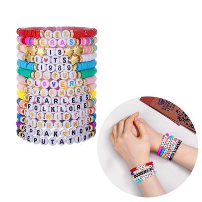 1set Inspired Friendship Bracelets Set for Concert Outfit,Preppy Bracelets Jewelry,Birthday Party Decoration,Concert Merch Gifts for Fans Boy Girls
