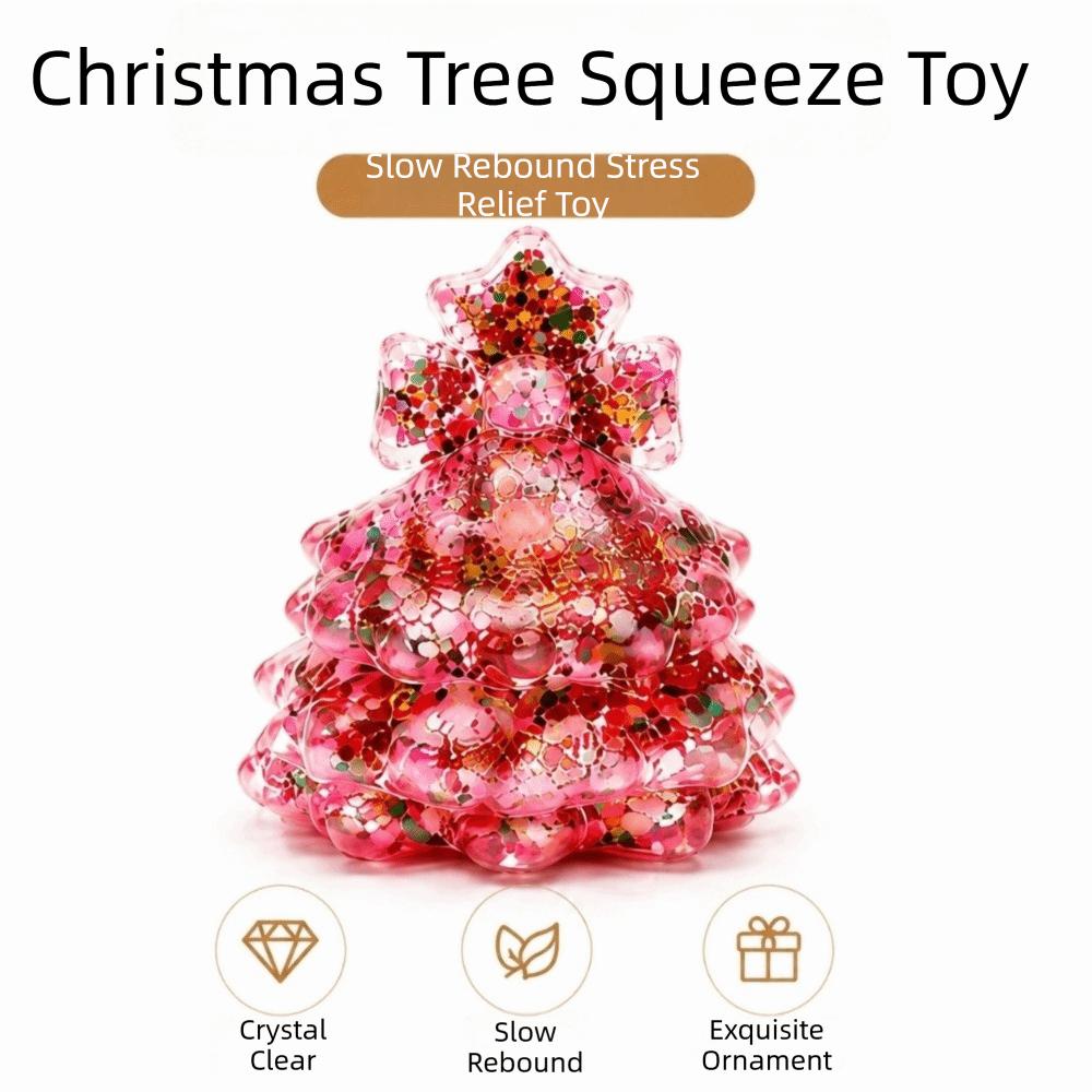 Slow Rebound Christmas Tree Squeeze Toy TPR Material Pinch Fun  Holiday Season