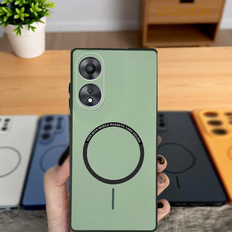 

Чехол для OPPO A58 4G Чехол для телефона Oppo A78 Чехол для OPPO A58 Oppo A58x A58 A78 5G Ударопрочный Цветной Магнитный Жесткий Силиконовая задняя крышка OPPO A58 4G