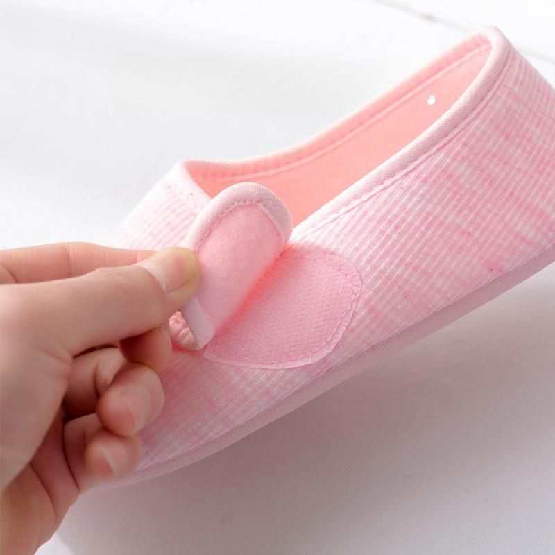 Women's Spring and Autumn Package with Summer Thin Section Soft Bottom Non-slip Home Shoes Floor Cotton Slippers