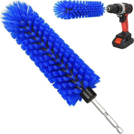 

Drill Brush for Car Wheel and Bottle, Highly Dense and Durable Car Cleaning Brush for Wheels, Rims, Engines, Exhaust, Bottle 1 Pack Dark Blue