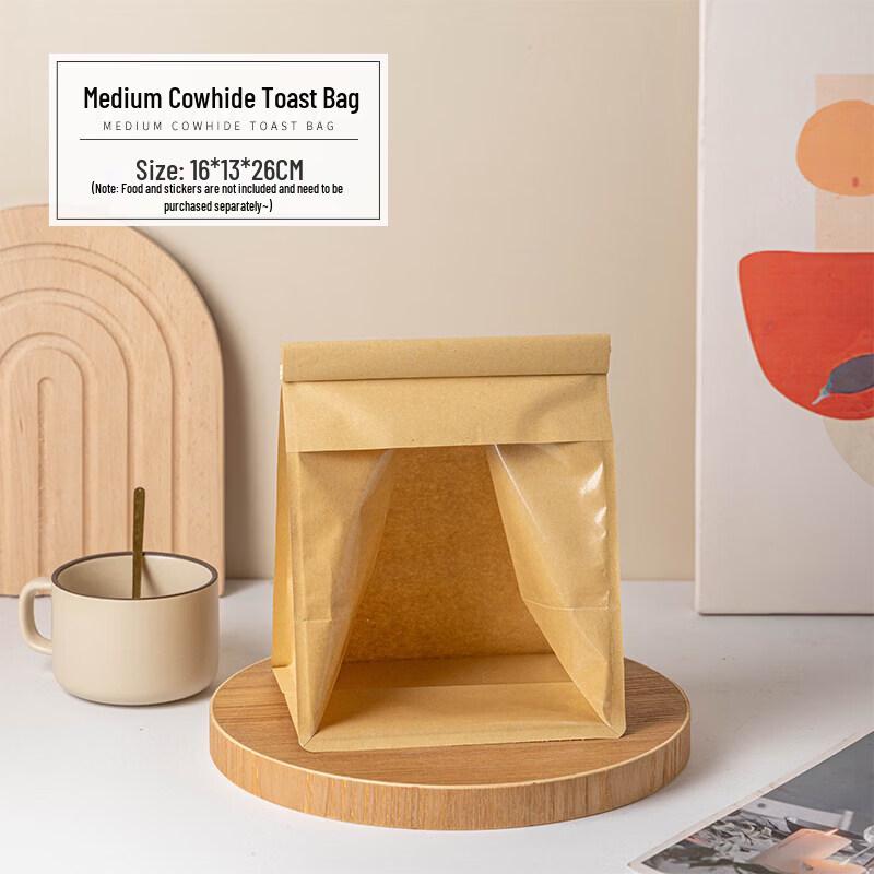 Kraft Paper Toast Bread Packaging Bags