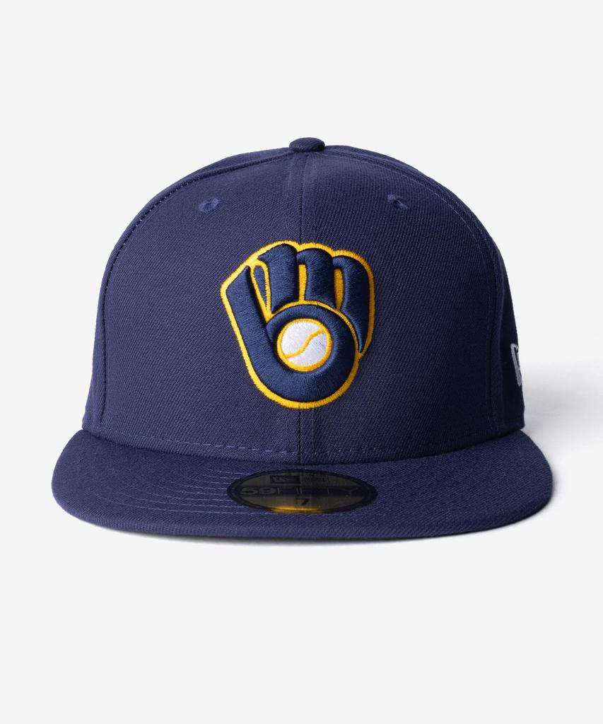 [New Era] 59FIFTY Cap 70361063 Milwaukee Brewers On-Field Authentic Collection NAVY Brand Size: 7 5/8 Japanese Size: 60.6cm [Parallel Import]