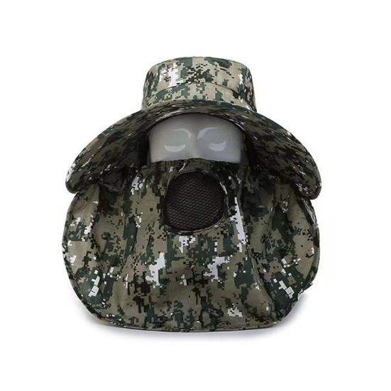 Sonnenhut Vollgesichts-Sonnenschutz Breite Krempe Anti-UV-Sonnenbrandschutz Sonnenschutz Sommer Outdoor Wandern Angeln Teepflückhut Mann Versorgung