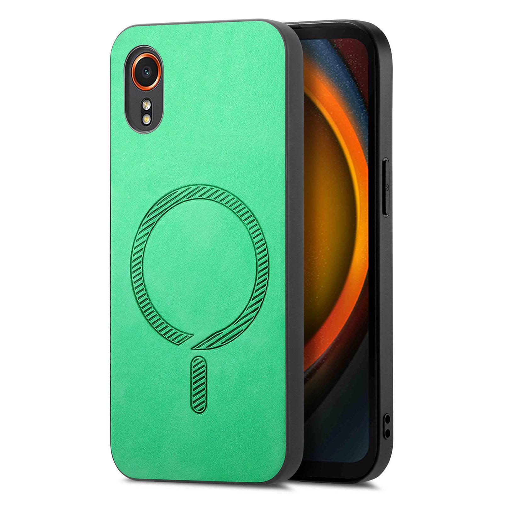 

Для Samsung Galaxy Xcover7 Шкіряний Задній Магнітний Чохол Телефонна Обкладинка з Відчуттям Шкіри G
