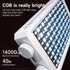 40W LED Camera Light 2800K-9000K Handheld Fill Light 4400mAh Rechargeable Photography Lighting Video Light for Photography