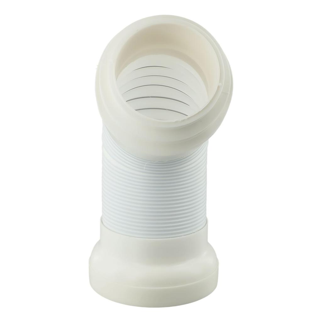 WC Pan Connector Flexible Home Plumbing PVC Toilet Waste