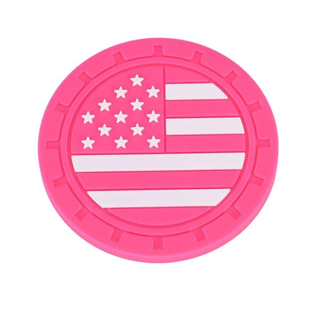 Auto Interior Car Circle Cup Holder Coasters Vehicle Anti Slip Cup Holder Insert Drink Universal Pad Mat for Home Office