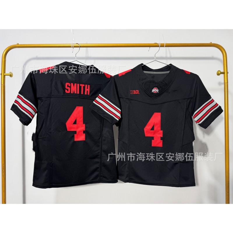 2026 Ohio State Buckeyes 4 Besticktes Footballtrikot Teamsport