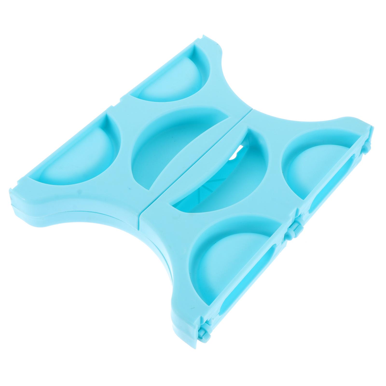 

4pcs Dumpling Skin Pressing Tool Pp Baking Molds For Wontons Kitchen Gadget Folding Dumpling Maker Mold Manual Diy синій