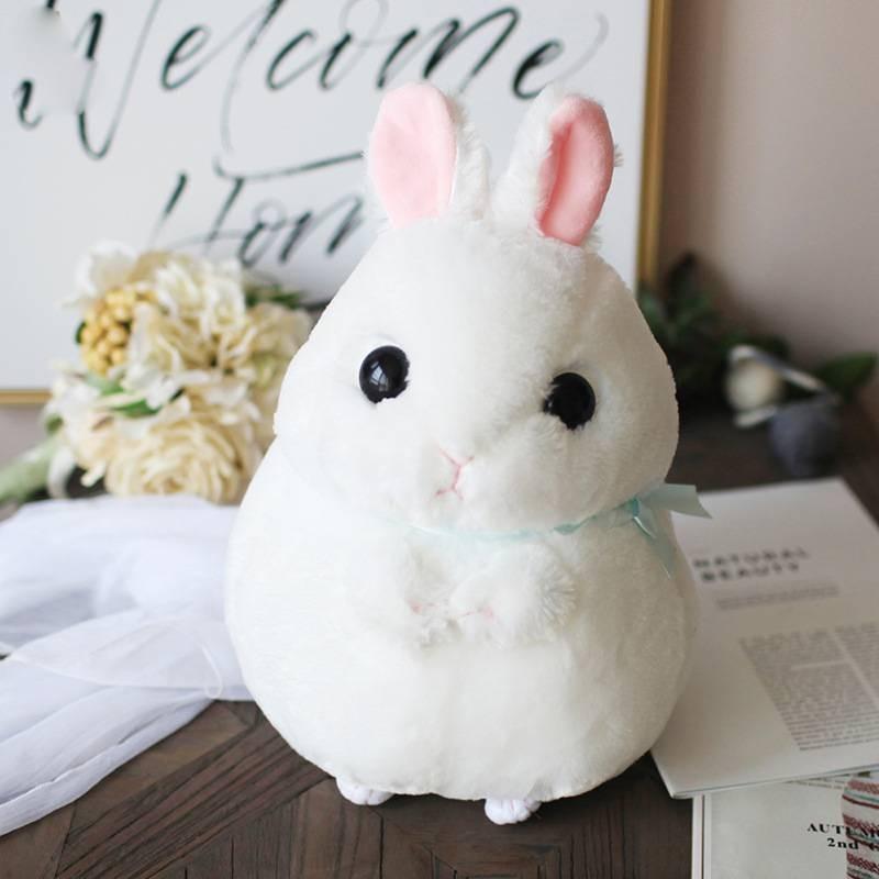 Standing Cartoon Rabbit Ball Plush Toy Cute Long Ear Doll Large Kid Gift Holiday