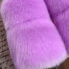 2024 Autumn and Winter Girls Clothes Children's Fur Vest Thickened Cotton Solid Color Coat Wool Fake Fur Jacket
