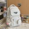 Schoolbag new high-value polka dot backpack large-capacity Korean primary school student schoolbag female foreign school backpack