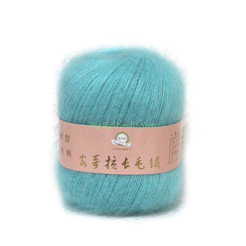 24TE Weiche Mohair Kaschmir Strickwolle Garn DIY Schal Schal Häkelgarn Zubehör