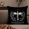 Comfortable FFourth WWing Pillow Case Silky elegant Comfort Sofa Bed Invisible zipper