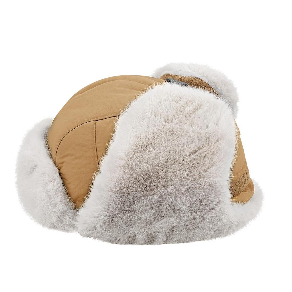 Pilot Cap with Cold Russian Warm Flight [Croogo] Earmuffs, Protection, Hat, Cap, Skiing, Snowboarding, Commuting, School, Bicycle, Outdoor, Men's,