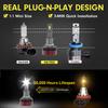 M8 Pro 120W 12000LM H7 LED Headlights Bulb H7 H8 H11 Car Headlight  M8 LED Headlight Kit