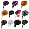 Cycling Headwraps Skull Cap Biker Gothic Vintage Flame Skull Printed Pirate Hat