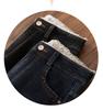 Women's Fluffy High-Waisted Skinny Jeans, Autumn/Winter, Petite, Slimming Cropped Harem Pants