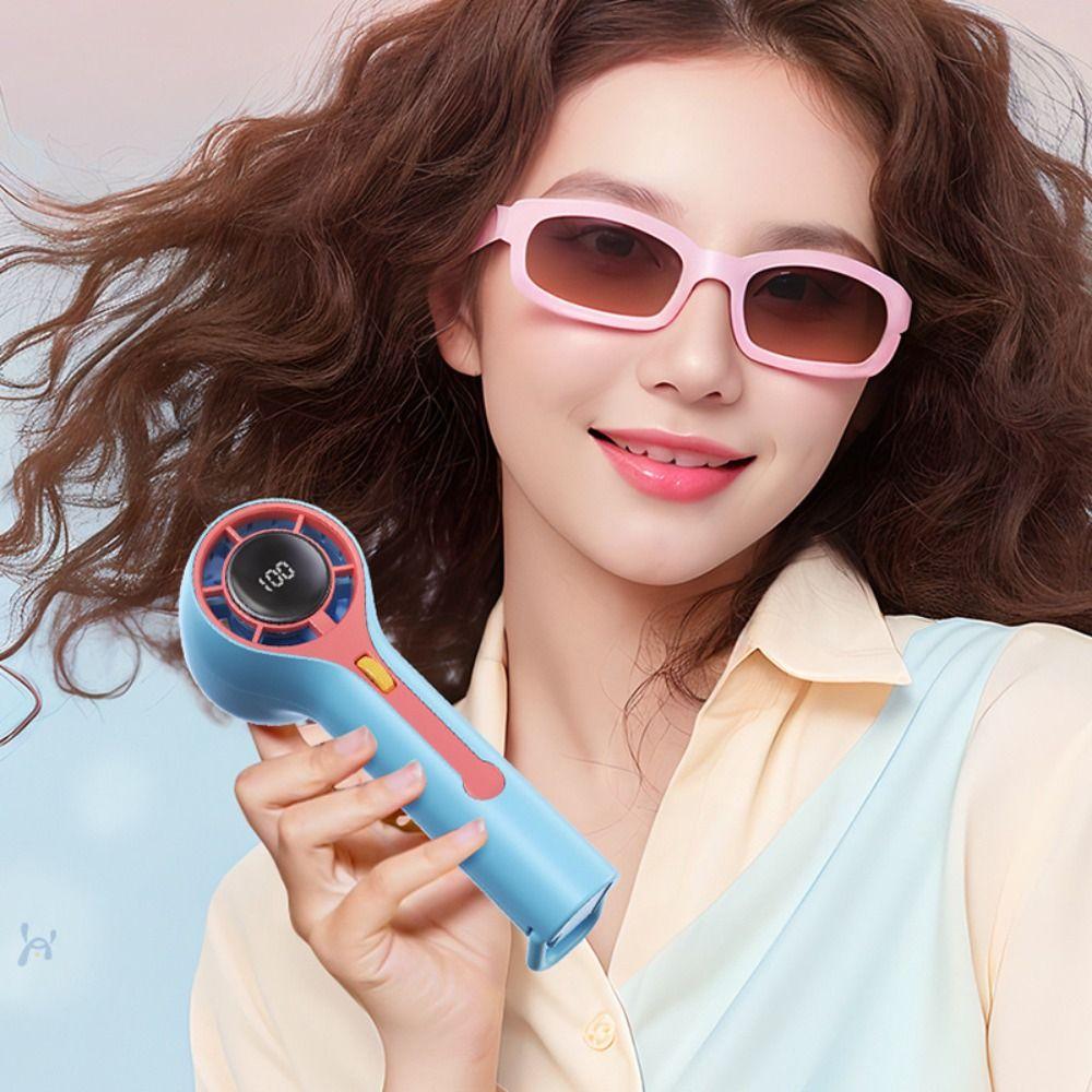 Low Noise Outdoor Portable Fan Fast Cooling Small Electric Fan Mini Handheld Fan  Home