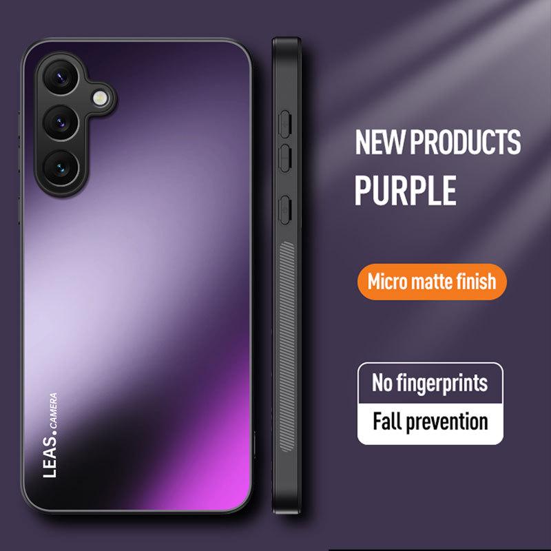 

Защитный чехол Samsung Galaxy - Высококлассный, Ударопрочный, Защищающий от отпечатков пальцев для моделей A24, A55, A16, A15, A35, A36, A04. A35 5G фиолетовый