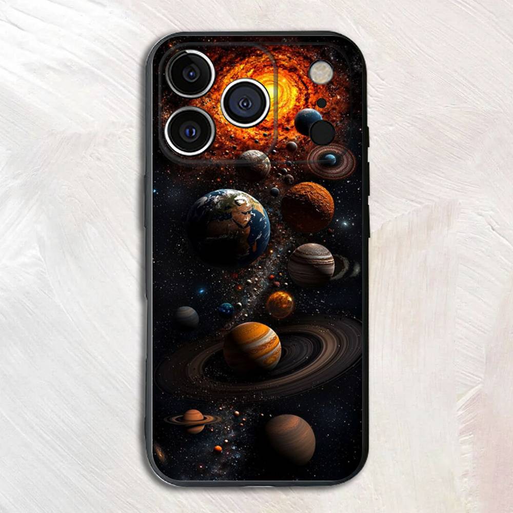 

Силиконовый чехол для телефона Космическая Лестница Арт для iPhone 17,16,15,14,13,12 X XS Plus Pro Max, противоударный, мягкий iPhone14Pro