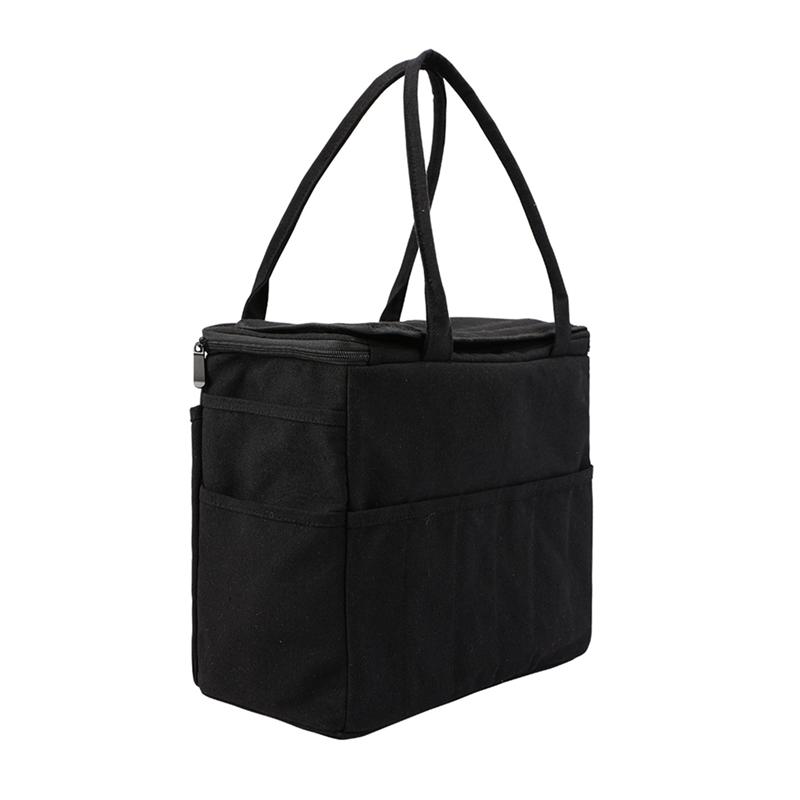 

ABFS Sewing Knitting Bag Yarn Tote Storage Bag Wool Crochet Hooks Knitting Needles Sewing Tools DIY Household Organizer чорний