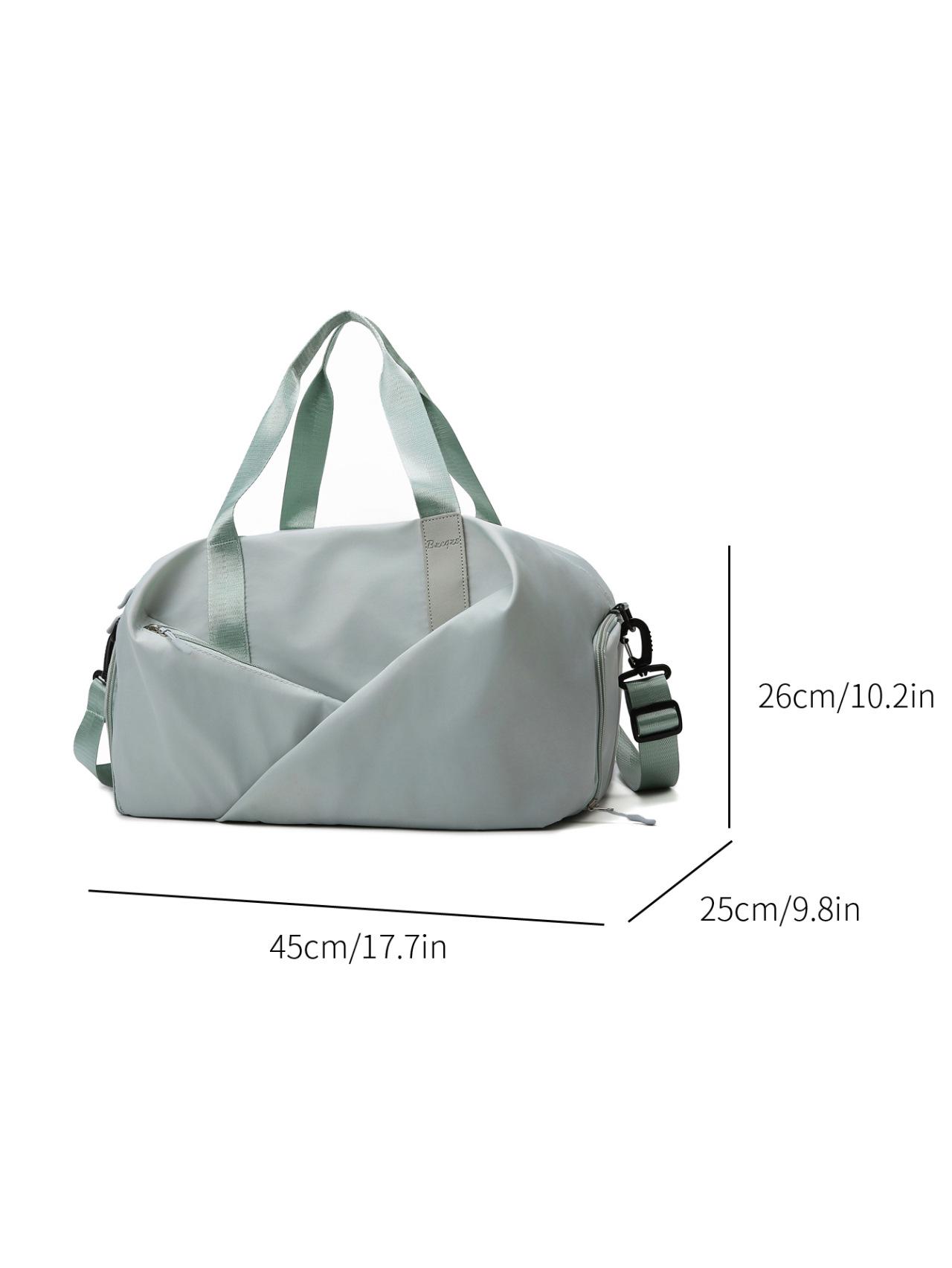 

Yoga Fitness Bag with Wet/Dry Separation and Shoe Compartment - Large Capacity for Short Trips