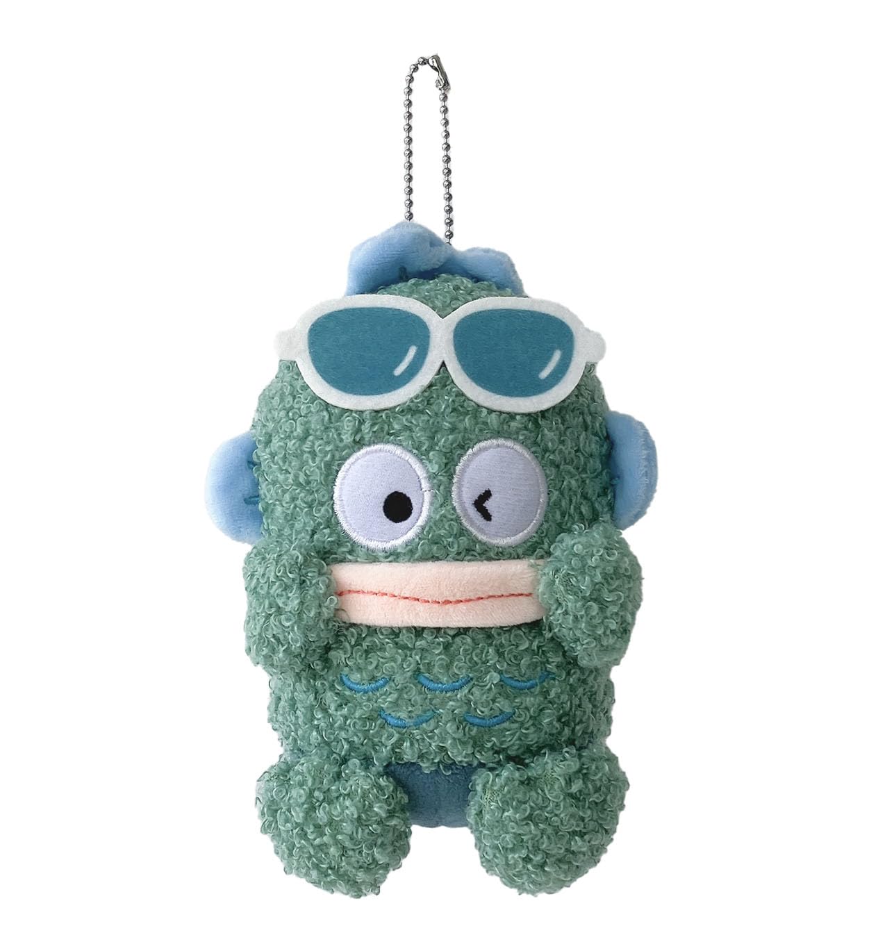 

AS KNOW AS plus AS ZY0548 Sanrio to Issho BC Vacation Series Hangyodon F Sanrio Suntan Cute Key Charm Green (ASKNOW PLUS) синий
