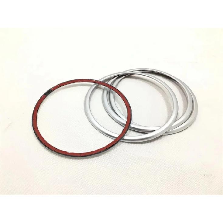 For Hyundai Kona 2017 2018 - ABS Door Audio Speaker Sound Ring Frame Stereo Cover Trim Sticker Car Styling Accessories