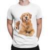 We love Golden Retriever Novelty 100 Cotton TShirt gloden retirever Tees Tops For Unisex