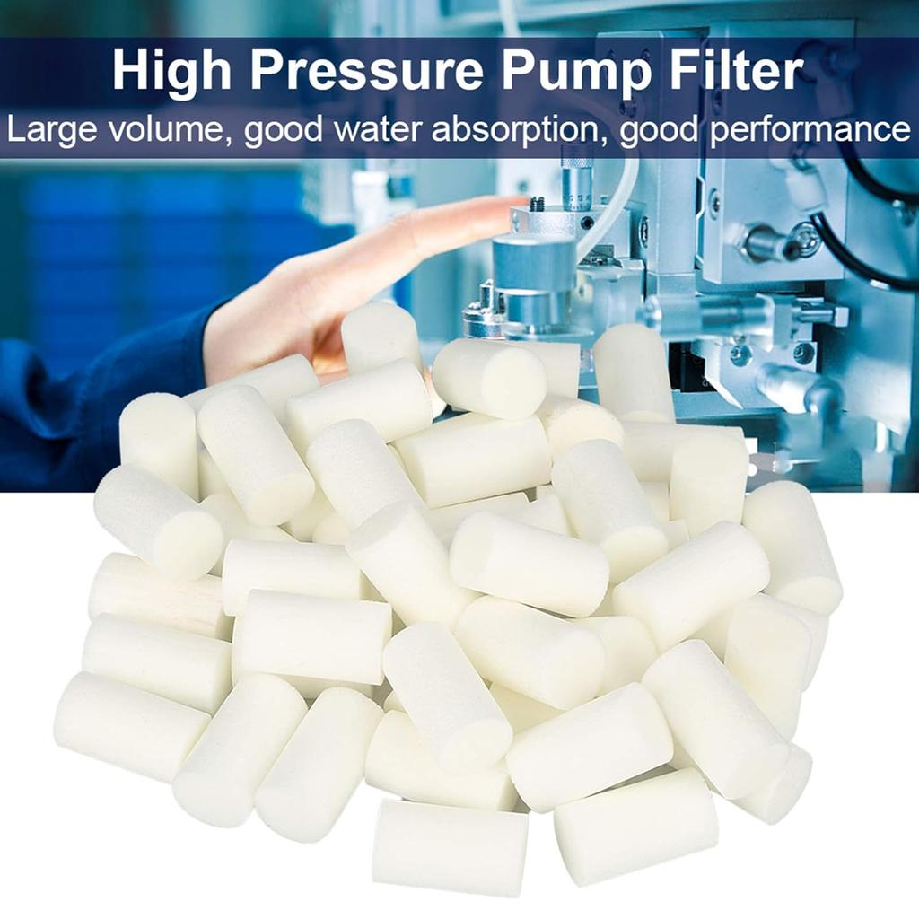 50 Pcs Pump Filter Part Electric High Pressure Water Filters Pump Prefilter Replacement PCP Compressor Pre Filter for Electric High Pressure 30mpa