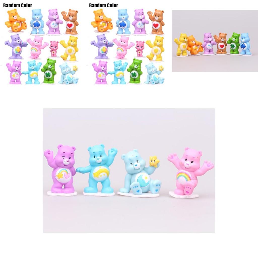 12 Stück Niedliche Care Bears Zeichentrickfiguren Für Kuchen Dekorationen Und Sammlungen