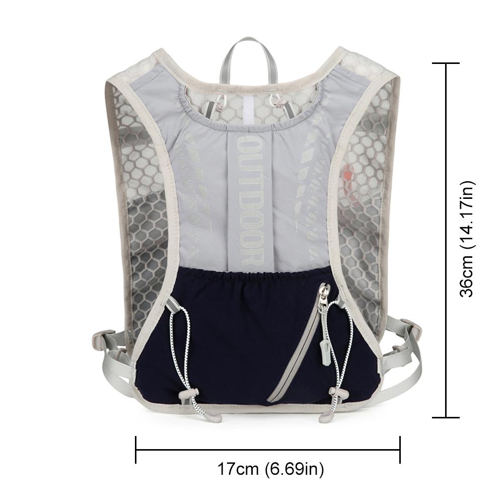 Running Hydrating Vest Backpack Ultralight Hydration Jogging Vest Men Breathable Marathon Bicycle Bag Water Bottle Running Vests