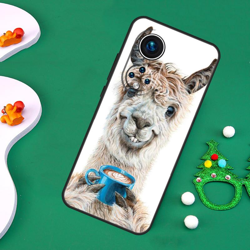 Lama Llama Alpaca Case For Honor 200 Pro X9c X9b X9a X8a X8b X7a X6a X8 X9 50 70 90 Magic 5 6 7 Lite Cover