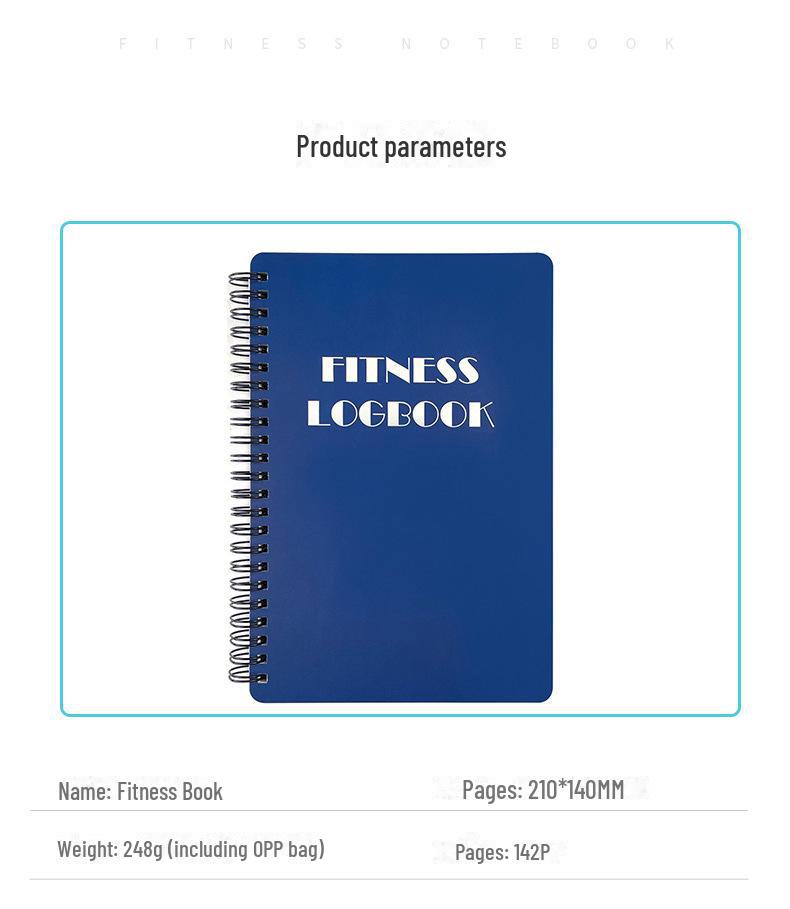 "Cross-Border Fitness Plan: Exercise Log & Running Record Notebook"