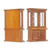 1:12 Scale Miniature Bookshelf High Simulated Wooden Cabinet Display for Doll House Decoration