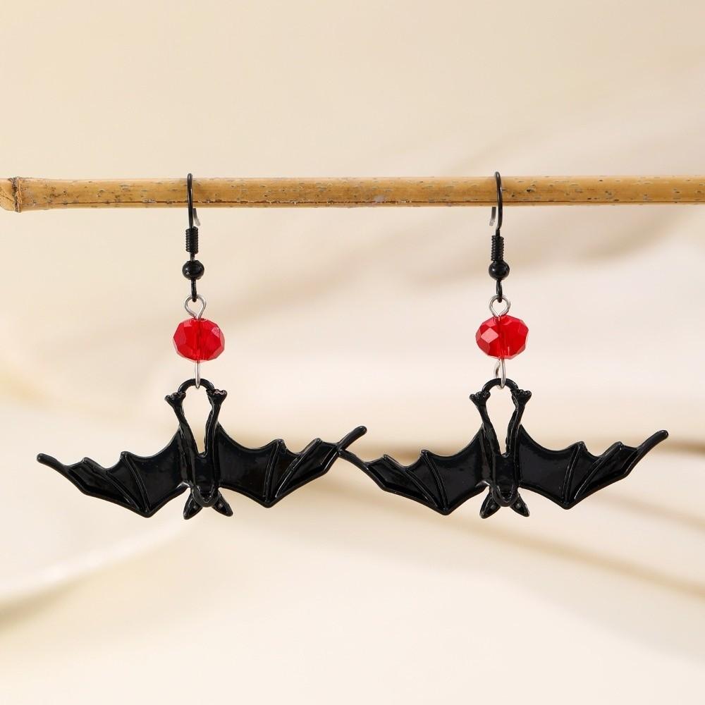Gothic Style Halloween Pendant Earrings Vintage Bat Earrings Unique Spider Drop Earrings Gift
