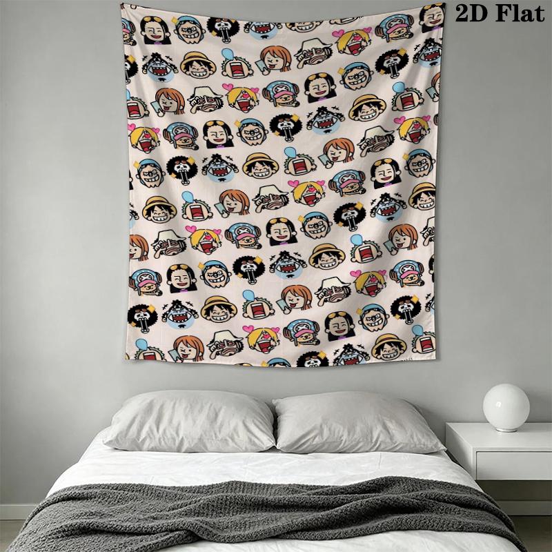 One Piece Wall Tapestry Aesthetic Wall Hanging Printed Fabric Blanket Decorative Tapestries for Bedroom Living Room Home Decor