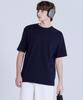 BASIC HOUSE Uni Relaxed Fit Round Neck Short Sleeve T-Shirt Navy Lats0105