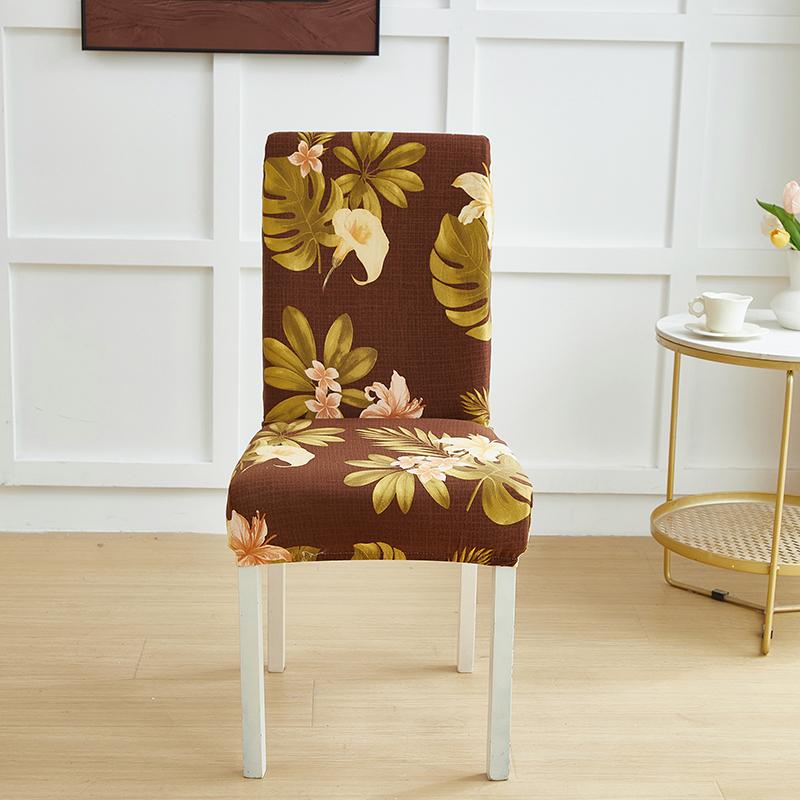 22 New Colors Chair Covers Floral Modern Slipcover For Dinning Room Wedding Stretch Elastic Furniture Protector