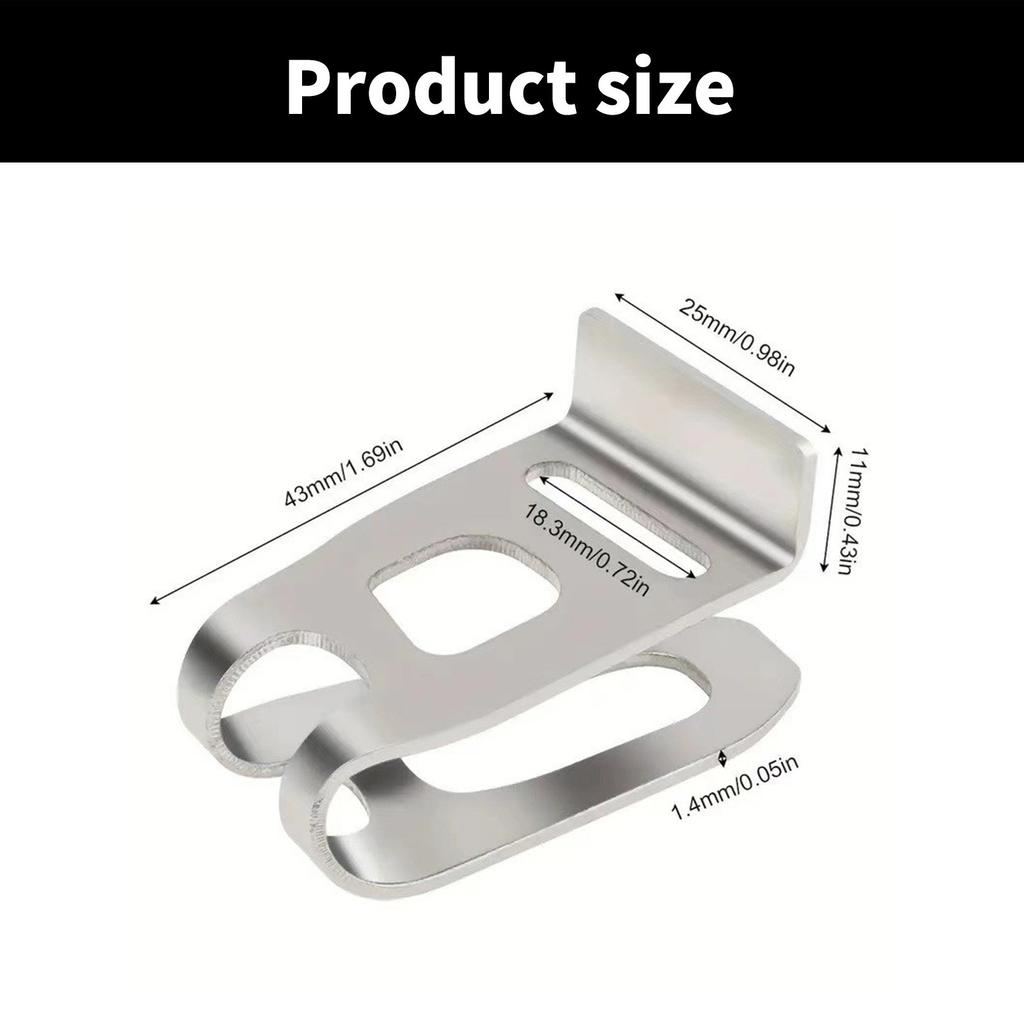 10Pcs Heavy Duty Belt Clip Hook Power Tool Secure Attachment for DHP480 DHP482 HP457 HP347 TD127 TD126 Accessories