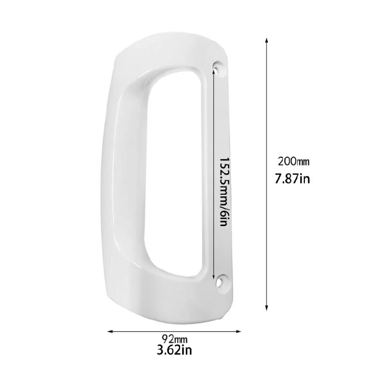 Moderna kylskåpshandtag, moderna kylskåpsdörrhandtag, plastmaterial