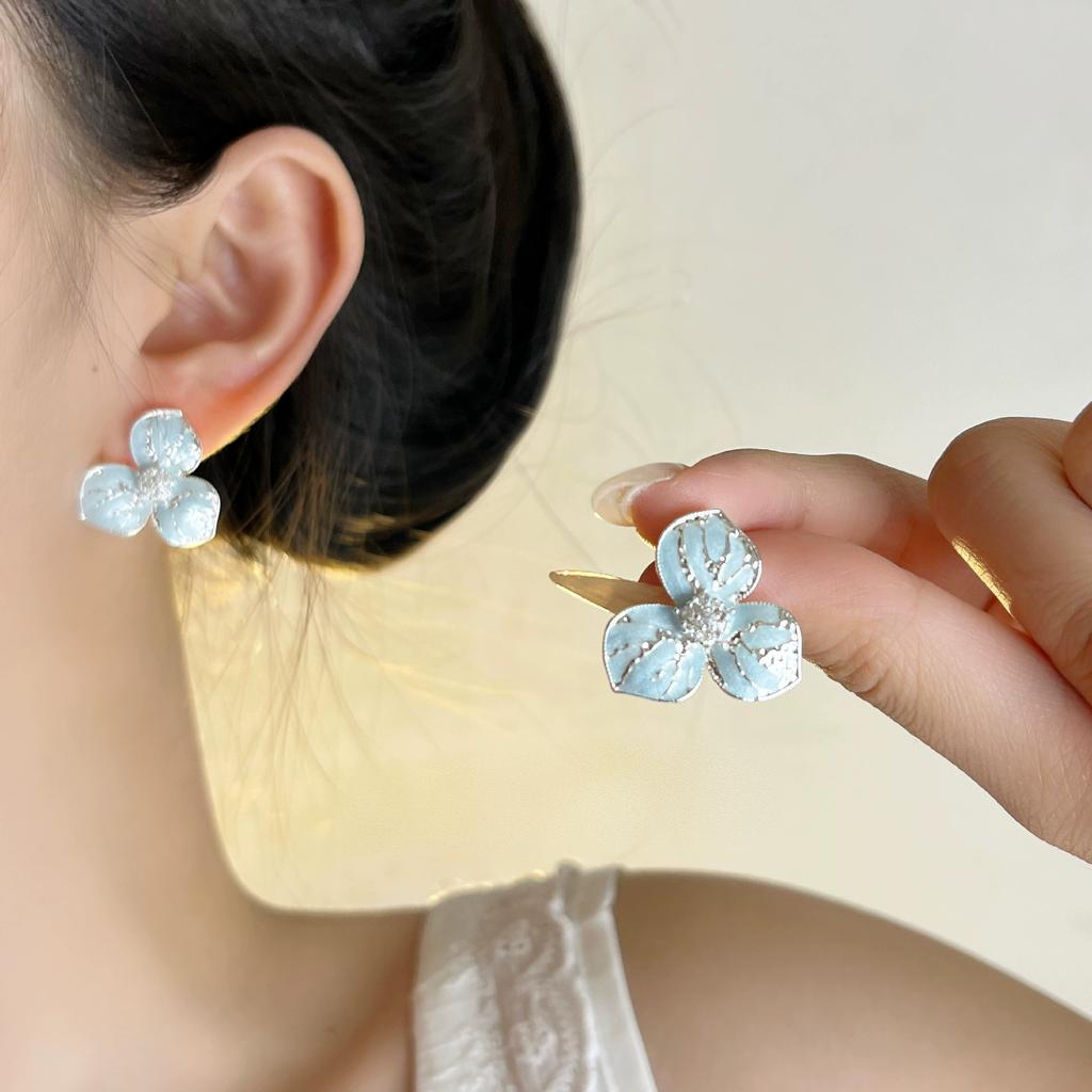 925 Silver Bow Knot Ear Clip for Women Girl Ribbon Design Ballet Style Sweet Jewelry Gift