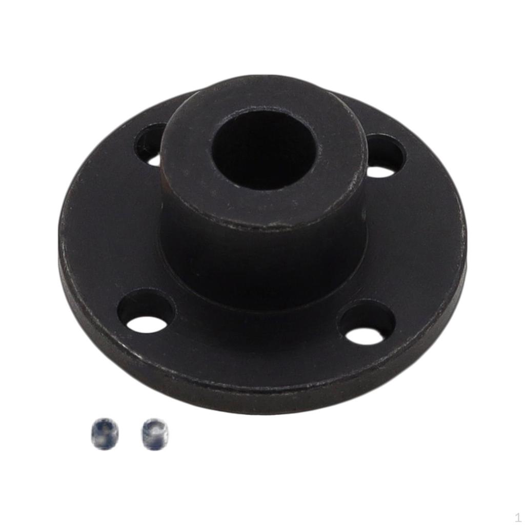 Flange Shaft Coupling Connector Durable Parts Accessories with Fastening Screw DIY