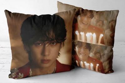 [USED] BTS Cushion Cover WINTER AHEAD Taehyung V V