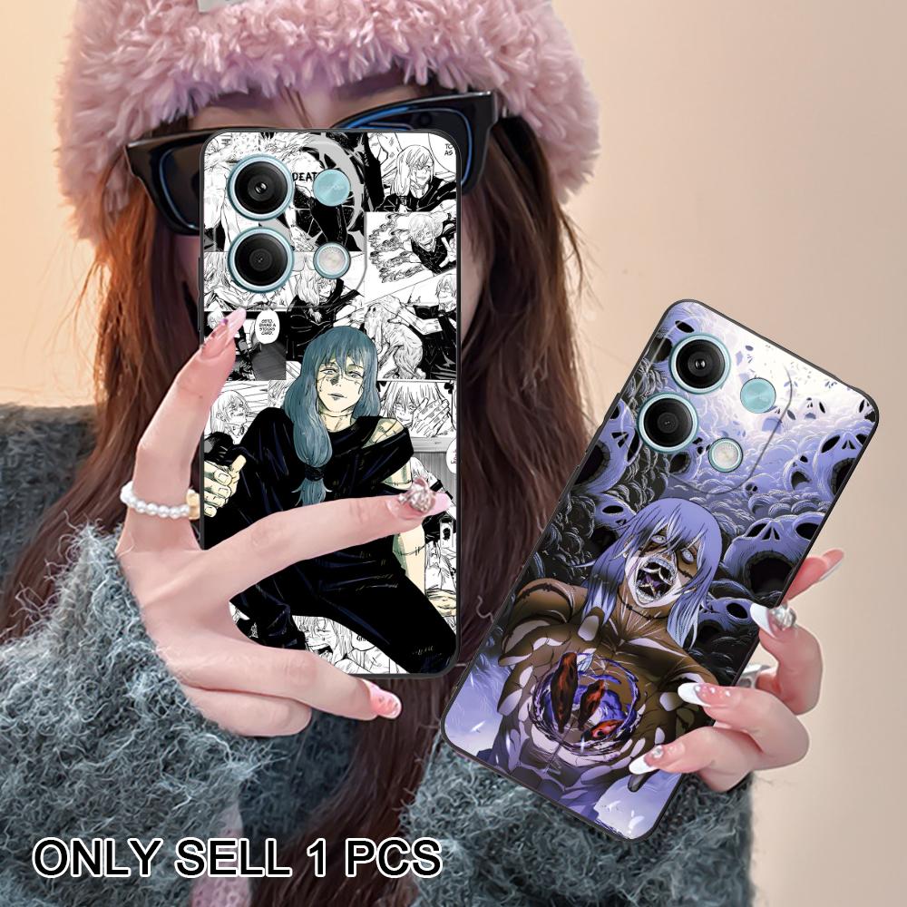 JJK Mahito Phone Case for POCO M7 M6 M5 M4 M3 X7 X6 X5 X4 X3 Pro GT 5G Soft TPU Shockproof Cover