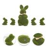 5 Pcs Moss Rabbit Decor Spring Bonsai Garden Ornament Bunny Statue Foam Adornment Easter Scene Layout Outdoor