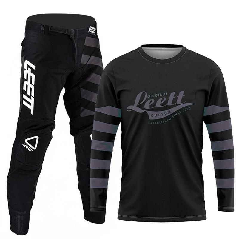 2026 New Leett Motocross Gear Set Enduro Cross Jersey Pant Kits Racer Gear Set Off-road Mens Kits Women's Mountain Downhill Motorcycle MX